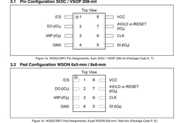 W25Q128FV (16MB) - Imagen 2